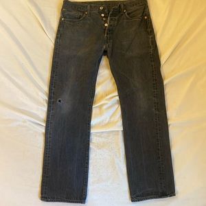 Levi’s Mens 501 32x30 Black Jeans